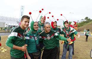 Mexicanos eram maioria no entorno da Arena Pernambuco antes da partida entre Mxico e Crocia