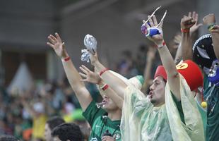 Mexicanos deram um colorido especial s arquibancadas da Arena Pernambuco