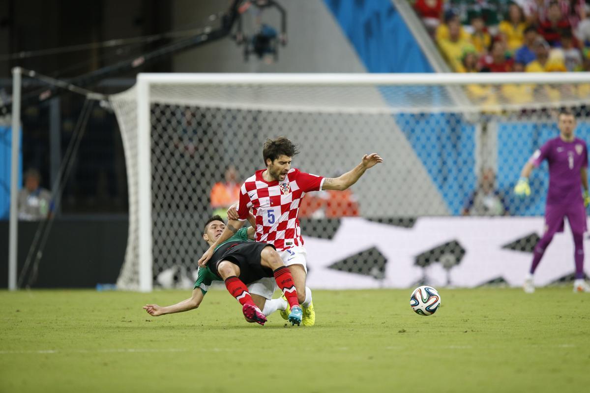 Mxico venceu a Crocia por 3 a 0 com gols de Rafa Marquez, Guardado e Chicharito Hernandez