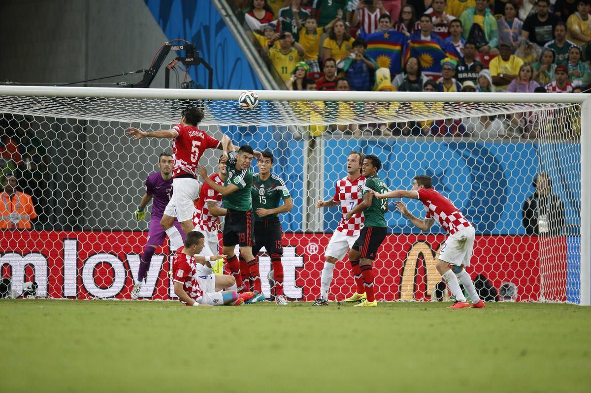 Mxico venceu a Crocia por 3 a 0 com gols de Rafa Marquez, Guardado e Chicharito Hernandez