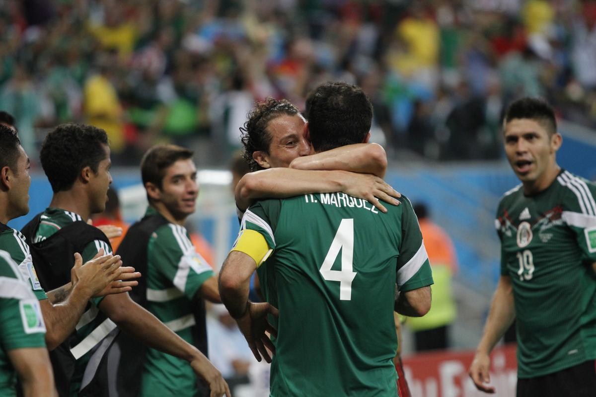 Mxico venceu a Crocia por 3 a 0 com gols de Rafa Marquez, Guardado e Chicharito Hernandez