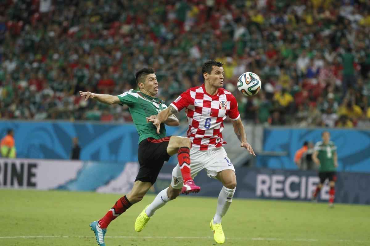 Mxico venceu a Crocia por 3 a 0 com gols de Rafa Marquez, Guardado e Chicharito Hernandez