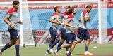 Jurgen Klinsmann comandou o ltimo treino antes da ltima rodada da fase de grupos.
