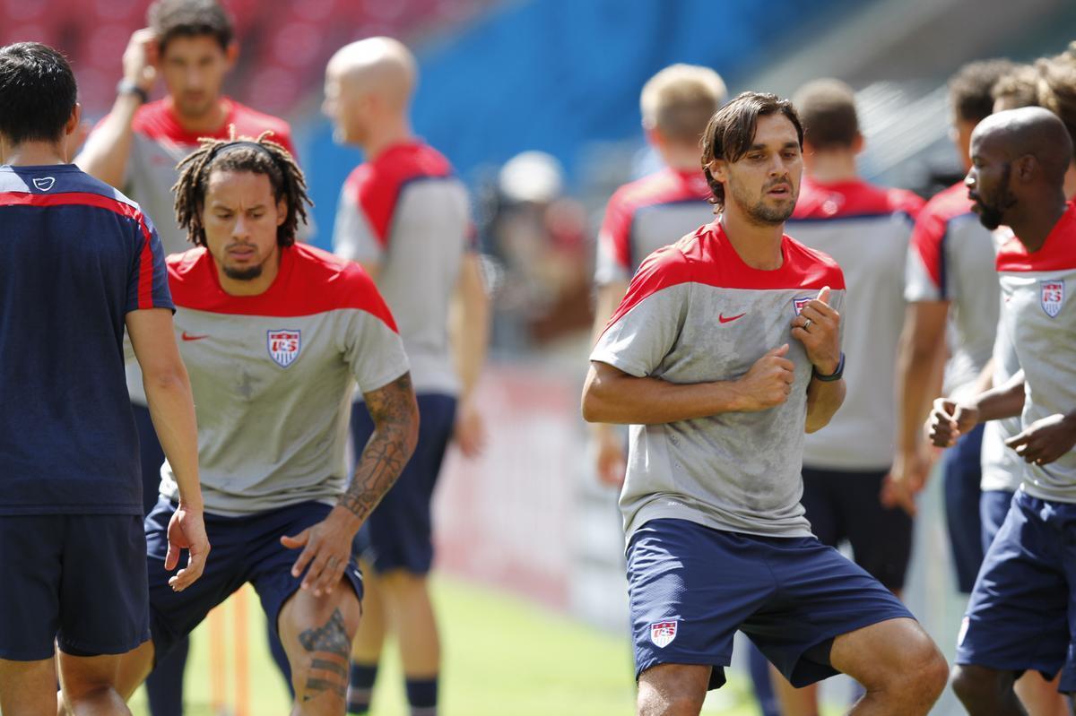 Jurgen Klinsmann comandou o ltimo treino antes da ltima rodada da fase de grupos.