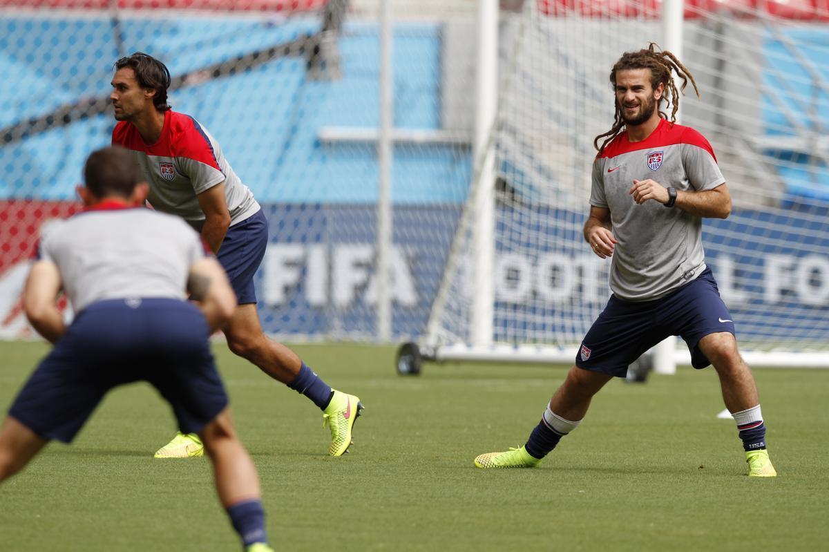 Jurgen Klinsmann comandou o ltimo treino antes da ltima rodada da fase de grupos.