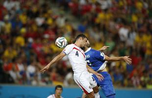 Seleção sul-americana bateu a Grécia nos pênaltis após empate em 1 a 1 no último jogo da Arena Pernambuco no Mundial