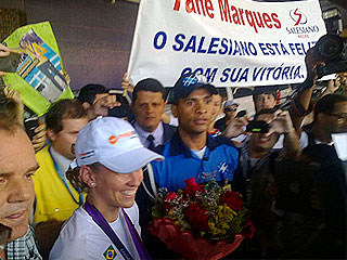 Yane ficou surpresa com recepo (Maurcio Penedo/DP/D.A Press)
