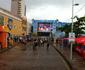 Mesmo debaixo de chuva, torcidas de Alemanha e EUA marcaram presena no Fifa Fan Fest