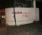 Vândalos picham muro da sede do Náutico em protesto contra momento do clube