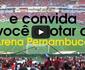 Em vdeo, Sport convoca torcida para amistoso contra o Nacional-URU, na Arena Pernambuco