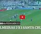Assista aos melhores momentos da derrota do Santa Cruz para o Palmeiras, em S�o Paulo