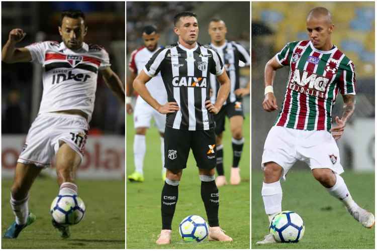 Rubens Chiri/So Paulo FC // Fernando Ferreira/Cear SC // Lucas Meron/Fluminense F.C