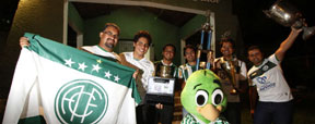 Jovens torcedores do Amrica resgatam histria do clube em blog (Ricardo Fernandes/DP/D.A Press)